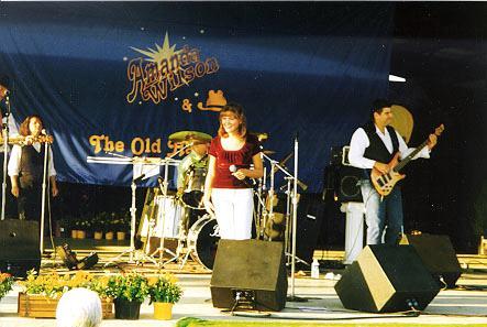 Amanda and The Old Hat Band Onstage at Appalachian Fair - Gray, TN